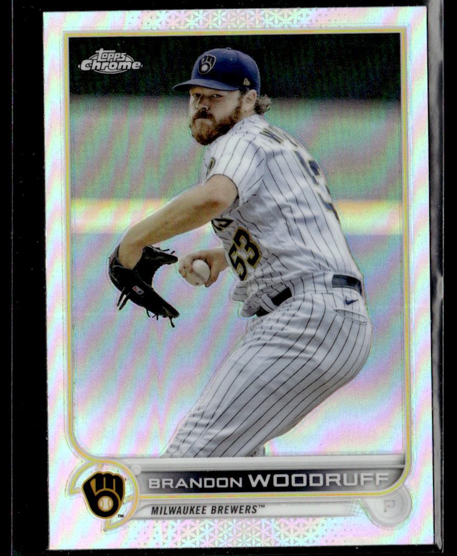 2018 BREWERS Brandon Woodruff signed ROOKIE card Topps Archives #285 AUTO RC