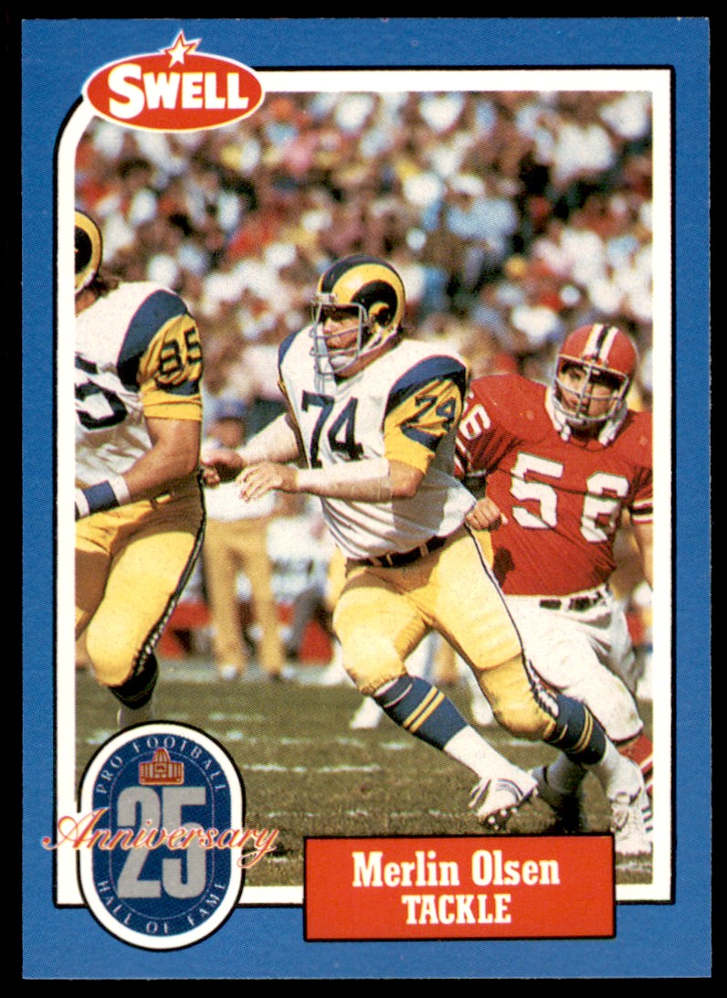 : 1967 Philadelphia # 94 Merlin Olsen Los Angeles Rams