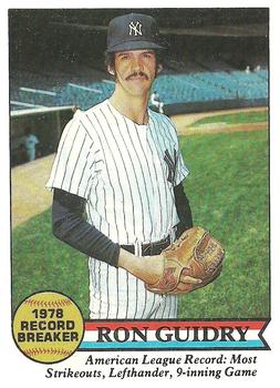 Auction Prices Realized Baseball Cards 1986 Topps Ron Guidry