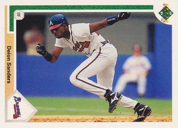 1991 Upper Deck Baseball Pack Fresh Mint Deion Sanders NY Yankees