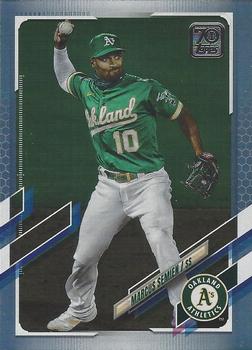 Marcus Semien 2021 Topps #276 Oakland Athletics Baseball Card