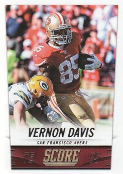 2006 UPPER DECK SPX VERNON DAVIS AUTOGRAPH AUTO JERSEY ROOKIE CARD #D /1650