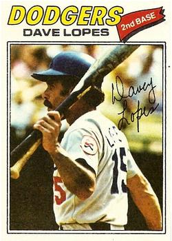 Autographed DAVEY LOPES Chicago Cubs 1985 Fleer Card - Main Line Autographs
