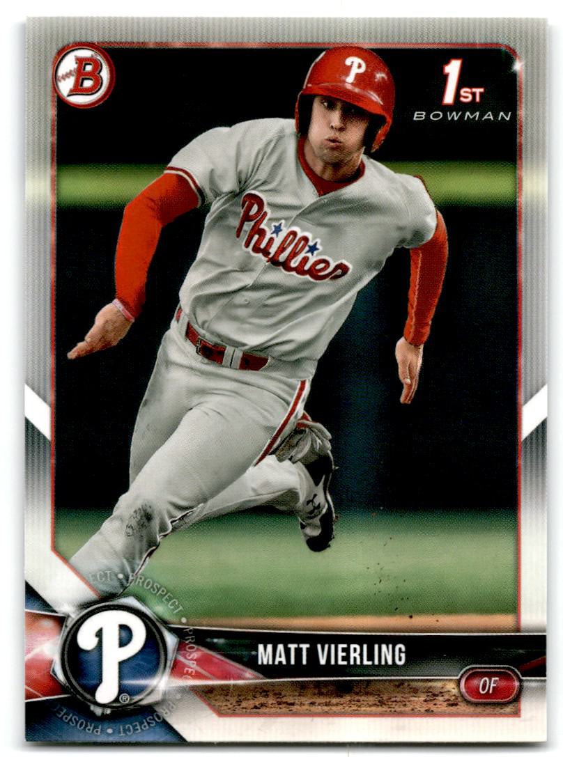 Future Watch: Matt Vierling Rookie Baseball Cards, Phillies