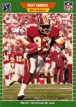 Washington Redskins RICKY SANDERS autograph auto signed TOPPS card SB XXII  XXVI