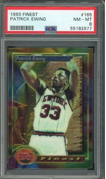 1993 Topps Finest Patrick Ewing #165