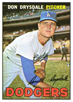 1965 Topps 260 Don Drysdale CSG 7 NM Los Angeles Dodgers 