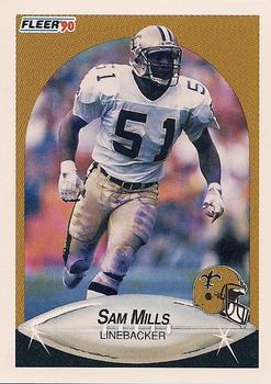 Sport Stickers & Cards - Sam Mills - New Orleans Saints - Topps