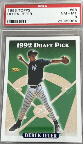 1993 Topps Gold Draft Pick Derek Jeter #98