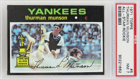 1971 Topps Thurman Munson (All-Star Rookie) #5