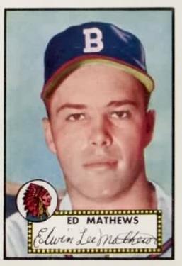 1962 Topps Ed Eddie Mathews #30 EX+ - Legends Fan Shop