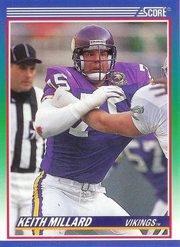 FREE SHIPPING-MINT-1991 Pro Set Keith Millard #220 VIKINGS PLUS BONUS CARDS