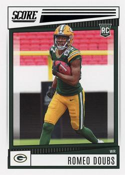 Romeo Doubs 2022 Panini Gold Standard Jersey Swatch Refractor Rookie Card  Auto 018/199 #240 Green Bay Packers