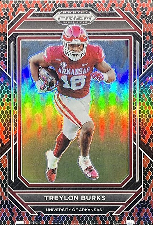 Treylon Burks Rookie RARE Red Super store Short Print (#07/10) gem/mint