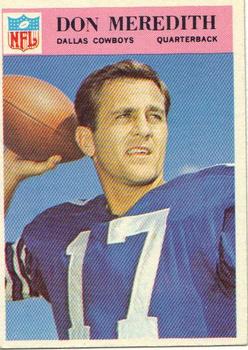 1967 Don Meredith Philadelphia #57 Dallas Cowboys