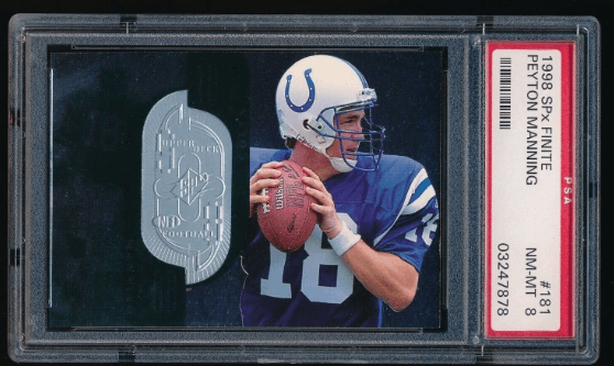 1998 SPx Finite Peyton Manning RC #181 #/1,998