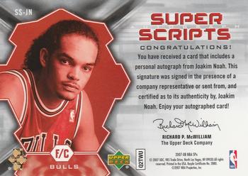 PLAQUE PARQUET BASKETBALL - SIGNE JOAKIM NOAH CHICAGO BULLS 2009