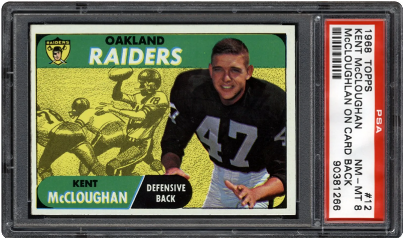 1968 Topps Kent McCloughan #12