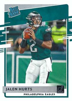 2020 JALEN HURTS PANINI CHRONICLES OMEGA NFL FOOTBALL CARD 0-5