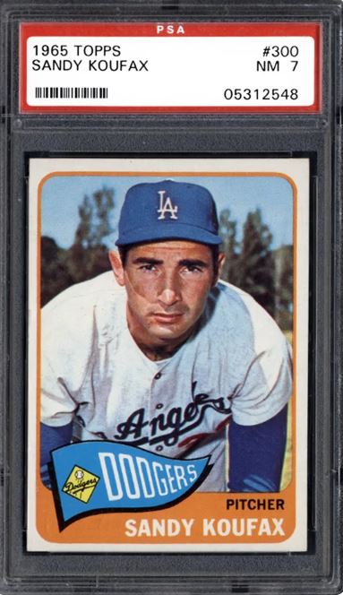 1965 Topps Sandy Koufax #300