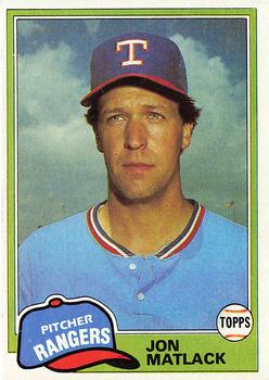 Jon Matlack signed Baseball Card (Texas Rangers) 1983 Topps #749