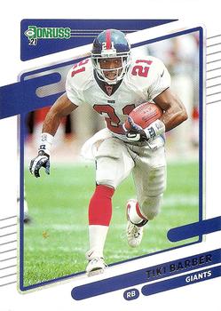 1999 Leaf Rookies & Stars Football Card Tiki Barber New York