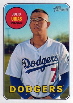 (2x) Julio Urias 2023 Topps Series One Baseball - #211 #280 Los Angeles  Dodgers