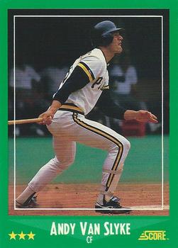 1988 Donruss #291 Andy Van Slyke NM-MT Pittsburgh Pirates - Under