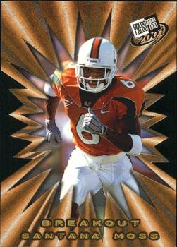 2001 Santana Moss Topps #330 Rookie RC - NewIt