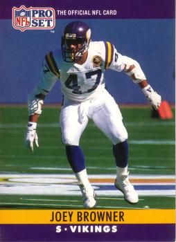 1986 Joey Browner Minnesota Vikings McDonald's GREEN All-Star Game  Card (A) #47