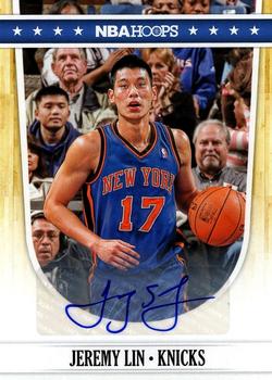 【250】 NBA カード Jeremy Lin 10シリ 激レア!!! 2014-15 NBA Hoops #191 Jeremy Lin Signed Card AUTO 10 PSA