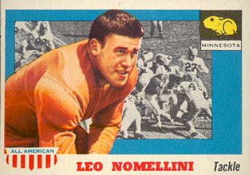 Leo Nomellini Autographed 1958 Topps Card #89 San Francisco 49ers SKU — RSA