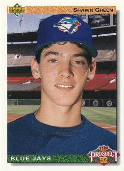 1998 Donruss Toronto Blue Jays Baseball Card #153 Shawn Green