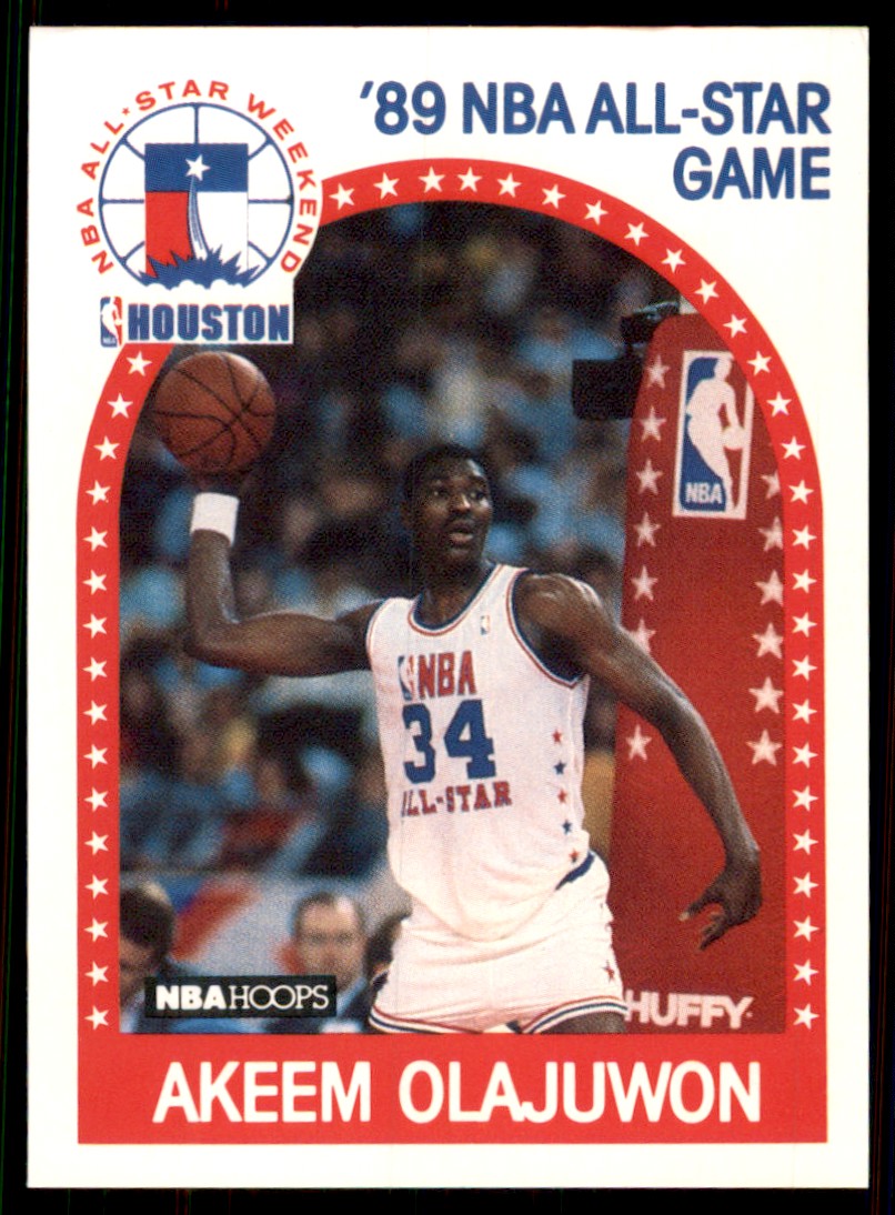 Hakeem Olajuwon Houston Rockets Custom Basketball Card Series 