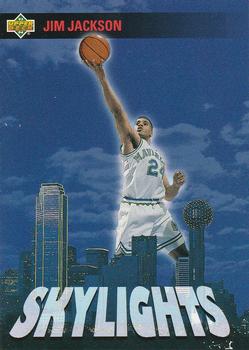 Jim Jackson Dallas Mavericks 8x10 Upper Deck Trading Card Plaque
