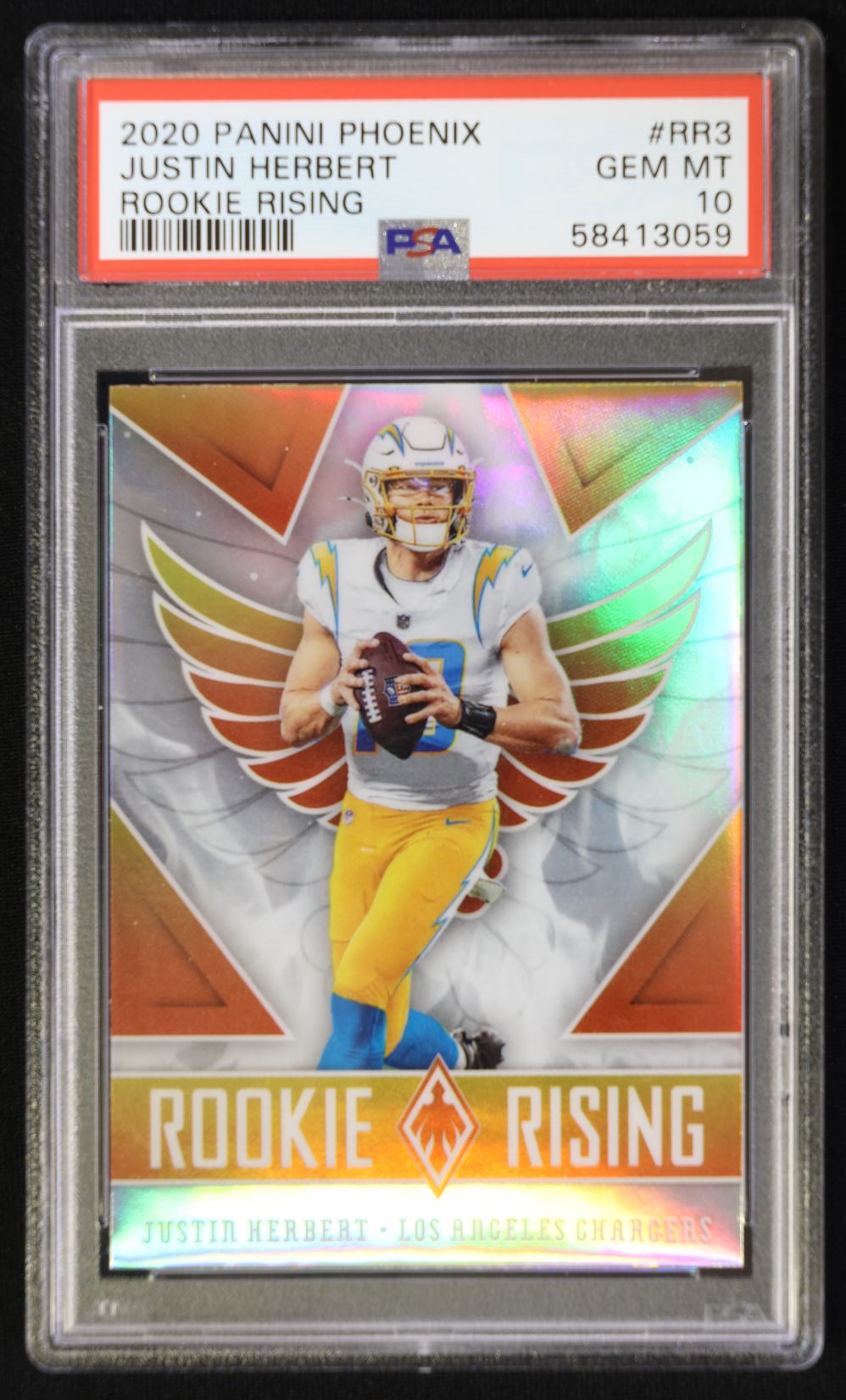 2020 Panini Phoenix Rookie Rising #RR-3 Justin Herbert Value null ...