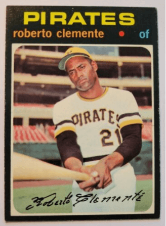 Signed 1971 Topps Roberto Clemente #630 PSA/DNA Authentic. , Lot #56287