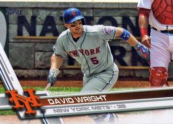 Topps Series Two Baseball 2021 Chrome Silver Card 86TC-82 David Wright