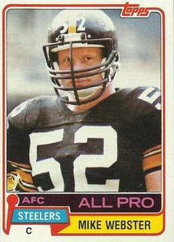 Mike Webster 7, Pittsburgh Steelers – Play Action Customs