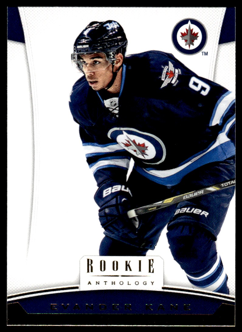 NHL Hockey Card Game Jersey Evander Kane Upper Deck Winnipeg Jets Oilers  #GJ-EK