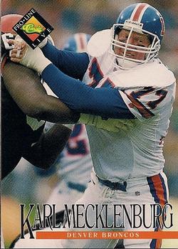 1992 Pro Set - [Base] #158 - Karl Mecklenburg