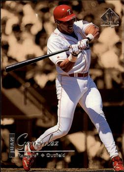 Juan Gonzalez Signed Texas Rangers 1990 Upper Deck Rookie Baseball Card #72  w/2x AL MVP 