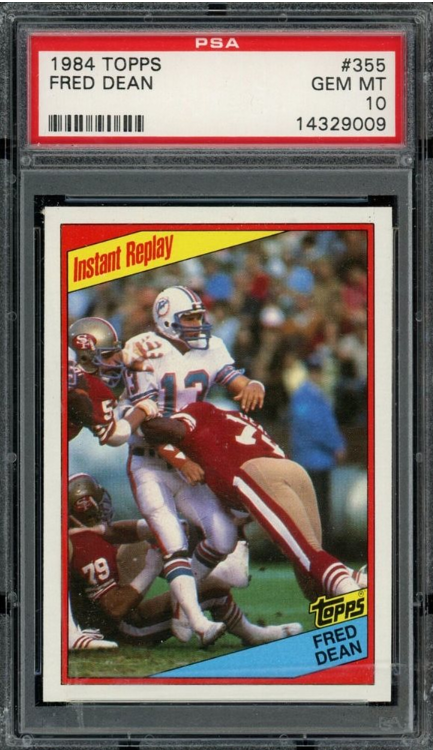 1984 Fred Dean Instant Replay #355