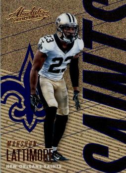 2020 Score #275 Marshon Lattimore New Orleans Saints Football Card