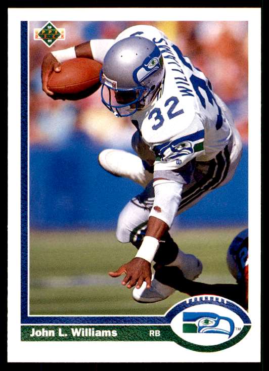 : 1990 Fleer #274 John L. Williams NM-MT Seattle Seahawks  Officially Licensed NFL Football Trading Card : Collectibles & Fine Art