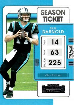 Sam Darnold 2021 2024 panini select gold /10