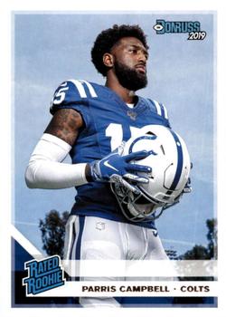 Parris Campbell Indianapolis Colts Signed Autographed Blue #15