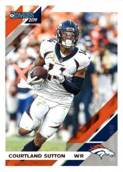 2016 PANINI KNIGHTS OF THE ROUND JERSEY #KS-CS COURTLAND SUTTON *BRONCOS*