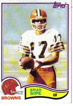 : 1981 Topps Football Card #350 Brian Sipe