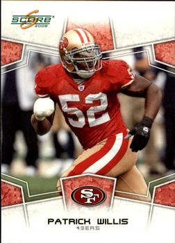 \ud83d\udd25PATRICK WILLIS 2008 TOPPS PRO BOWL 2 COLOR GAME USED JERSEY CARD ...